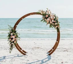 Beachside Wedding Circle
